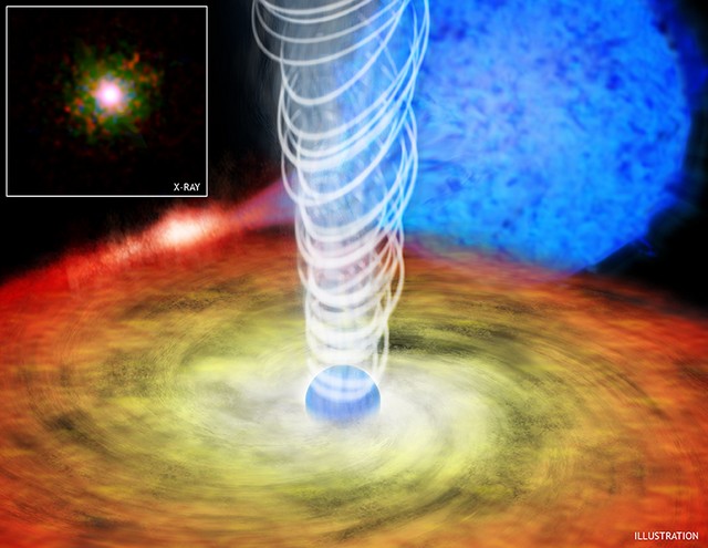 Une Toile Neutrons Qui Fuse Tout Autant Qu Un Trou Noir