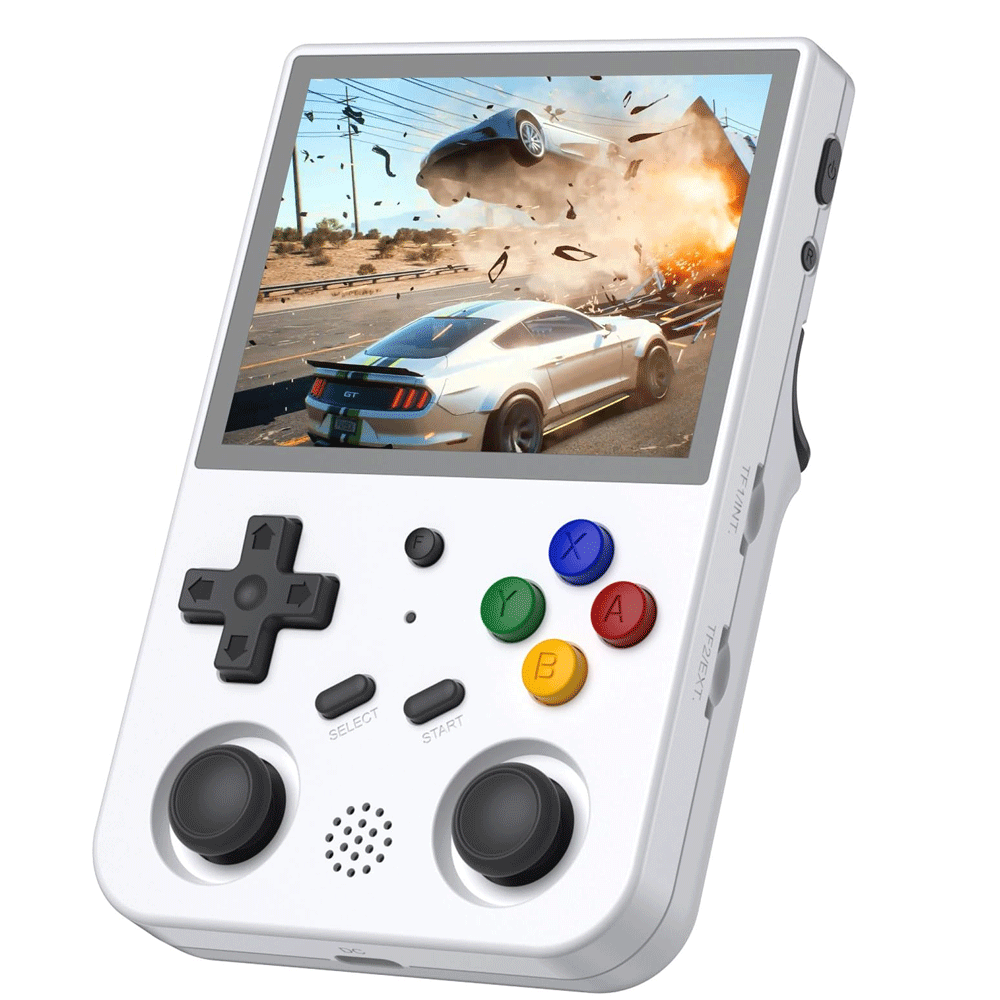 Promotion La Console De Jeu Anbernic Rg V Blanc