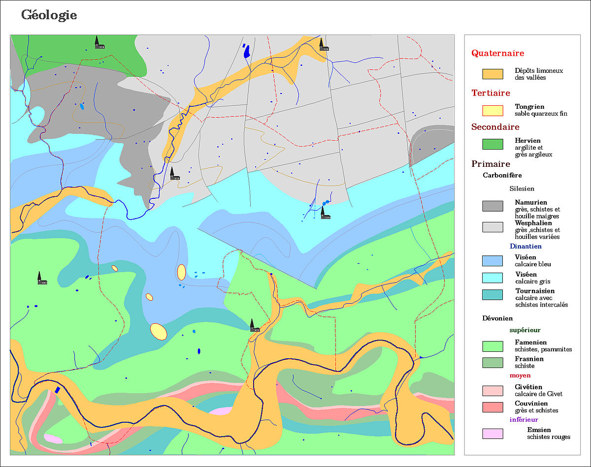 Géographie de la commune d Olne Orographie et Hydrographie