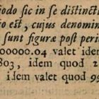 Ð Découverte historique: le point décimal apparait dans cet écrit du XVe siècle