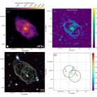 á Découverte dans l'espace d'un étrange et puissant double cercle radio
