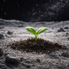 1 Agriculture sur la Lune: première récolte de "pois chiches lunaires"