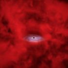 - Les mystérieux petits points rouges: des immenses "étoiles" dont le coeur est un trou noir