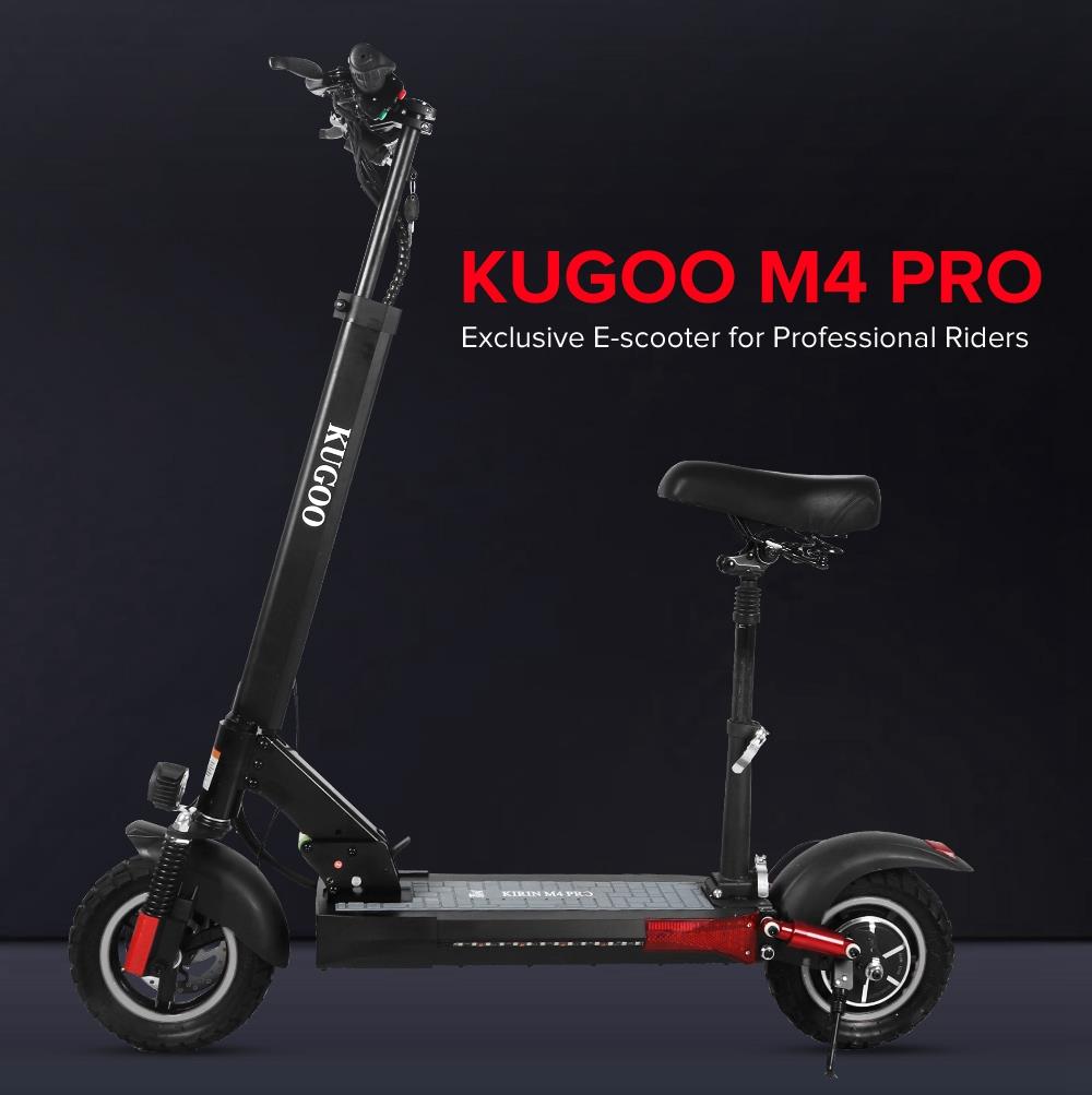 KuKirin M4 scooter électrique tout-terrain pliant 500W moteur 45KM  d'autonomie