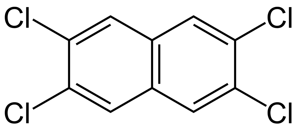 Structure du 2,3,6,7-Tétrachloronaphthalène