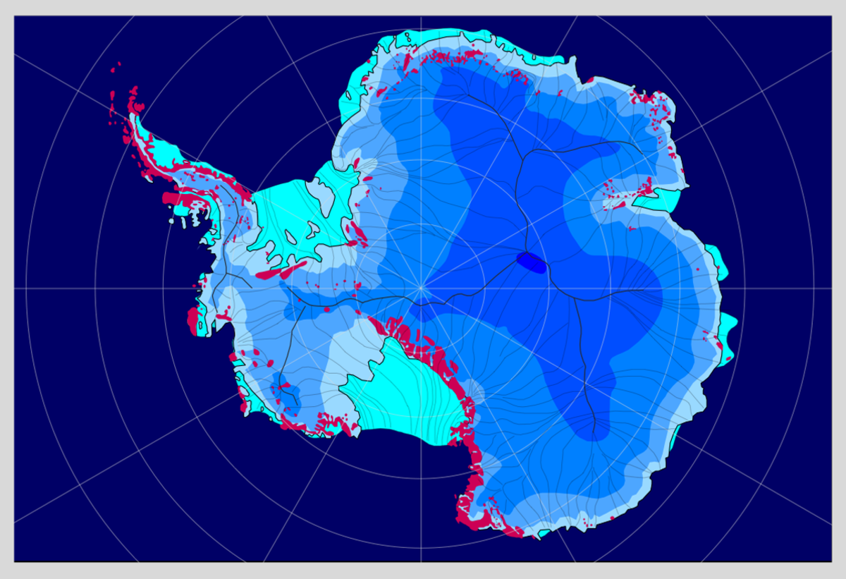 L'Antarctique en période inter-glaciaire (été austral)
