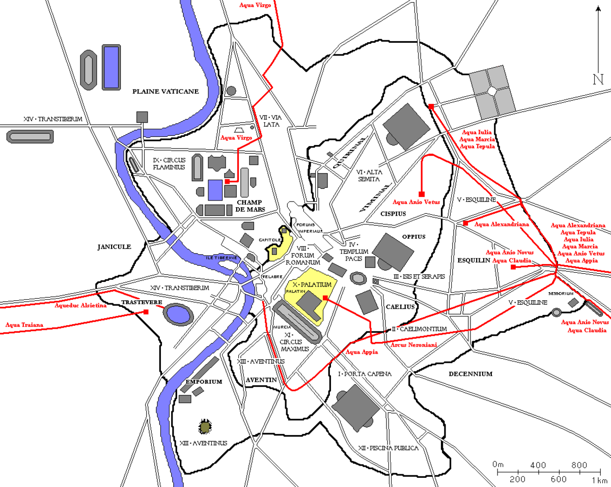 Les Romains et l`Eau Aquae-planrome_5df6ef44e521bab22161fbc590db9093