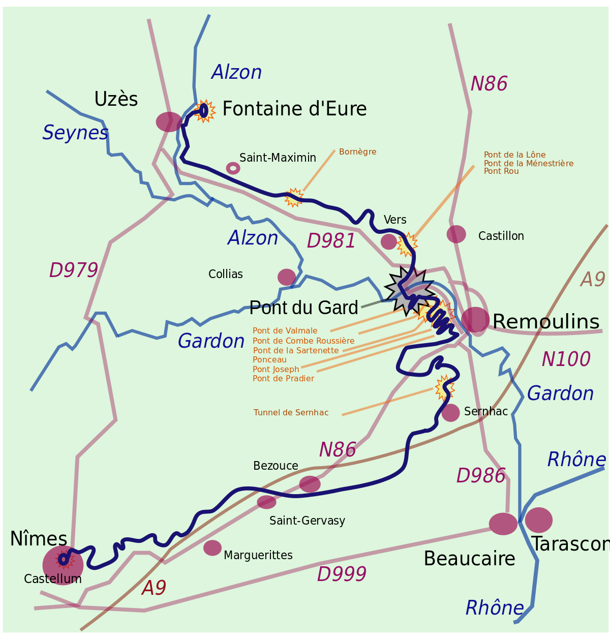 Pont Du Gard D finition Et Explications
