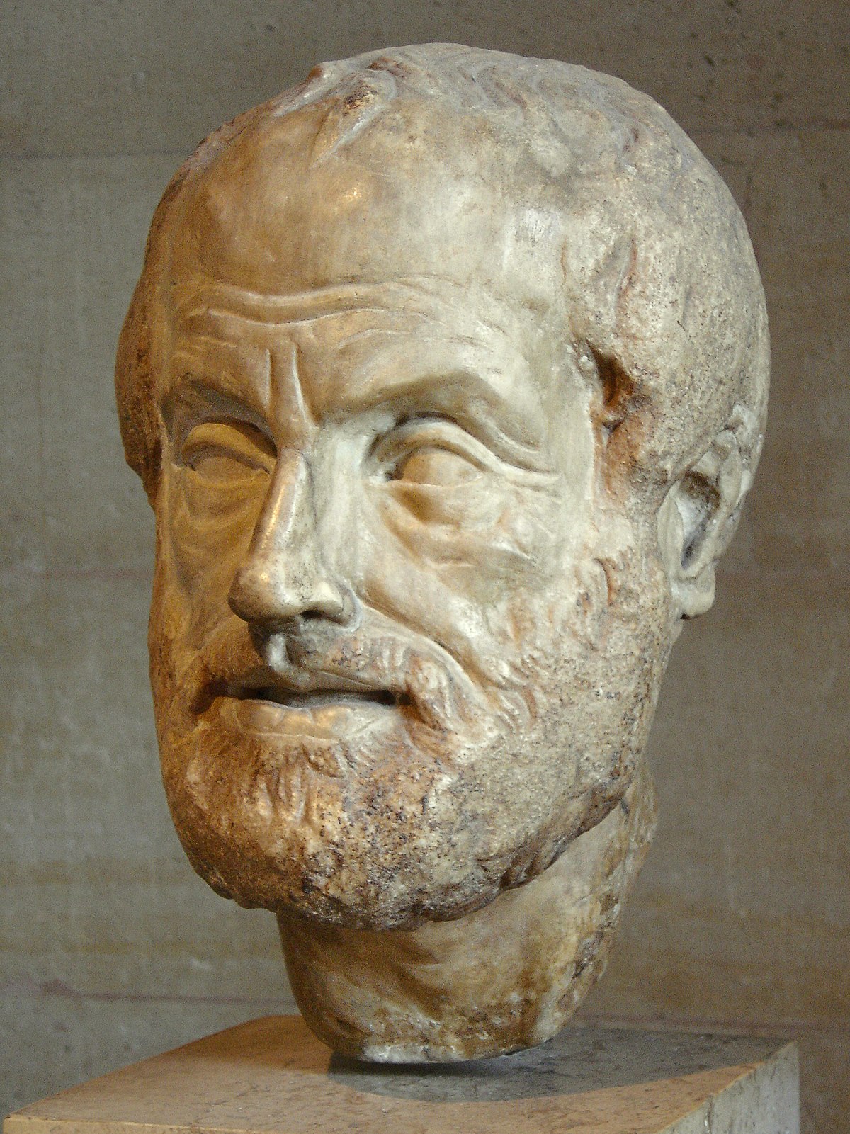 Portrait d'après un original en bronze de Lysippe