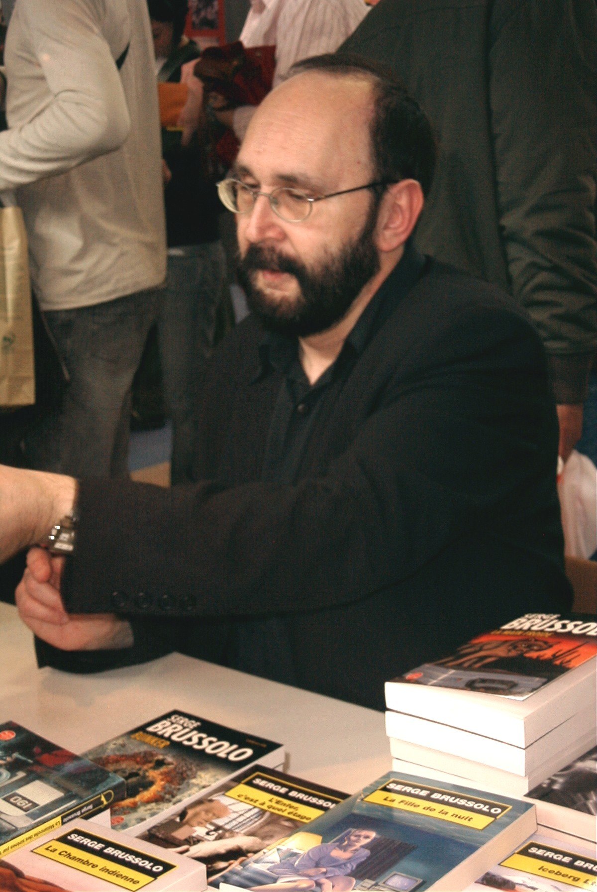 Serge Brussolo au Salon du livre de Paris en 2007