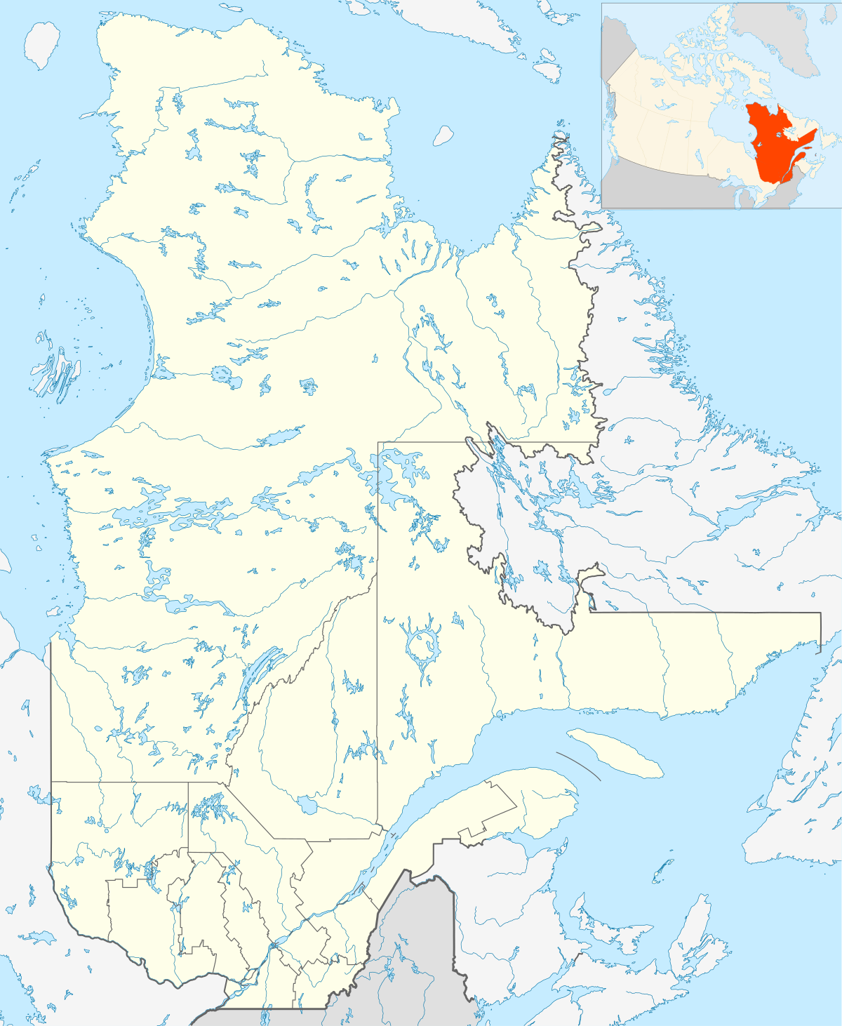 (Voir situation sur la carte du Québec)