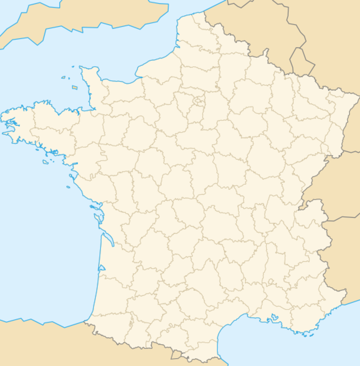 Carte de localisation de Paris