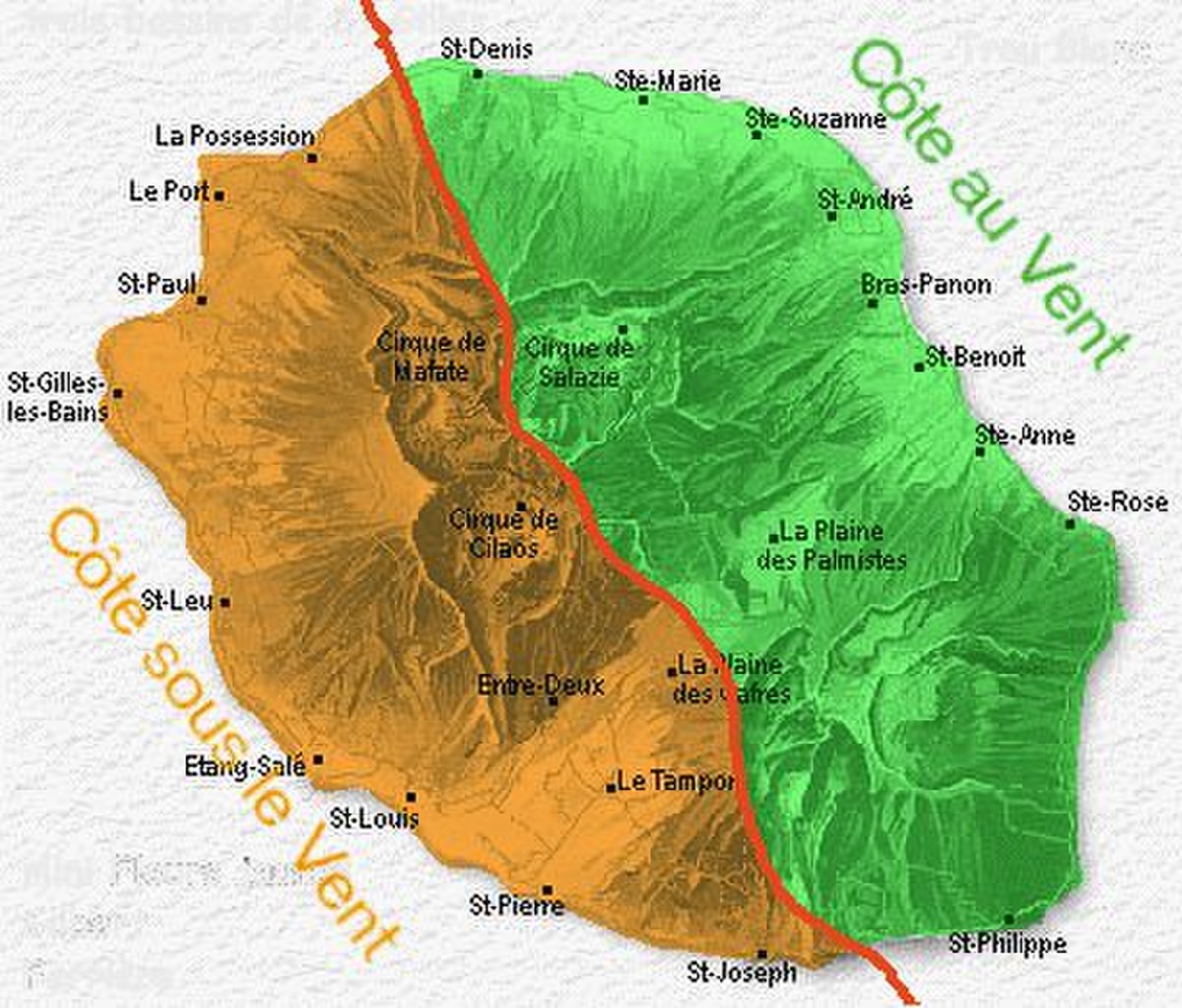 Un laser vert dans le ciel de Cilaos, les explications