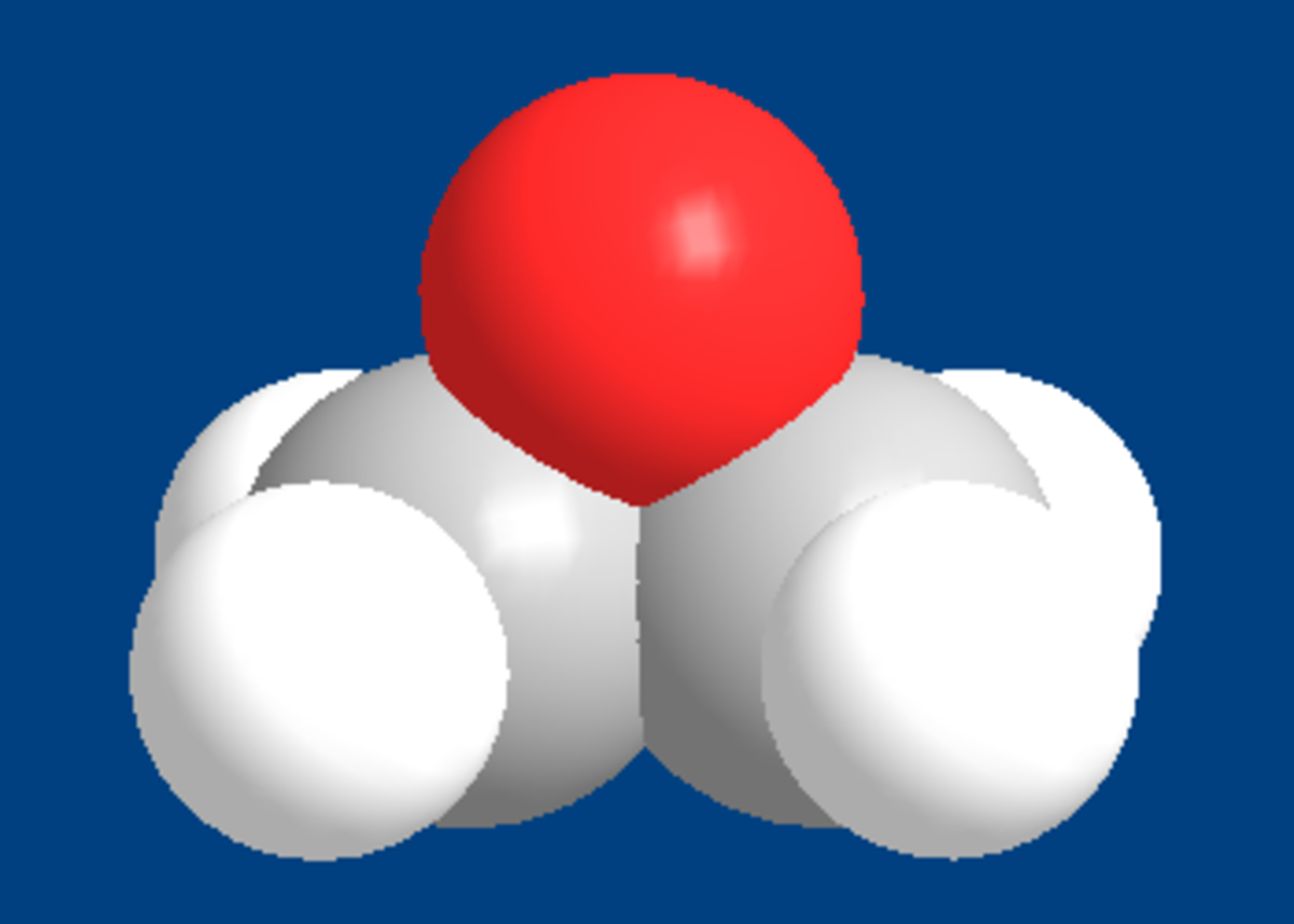 Structure de l'oxyde d'éthylène