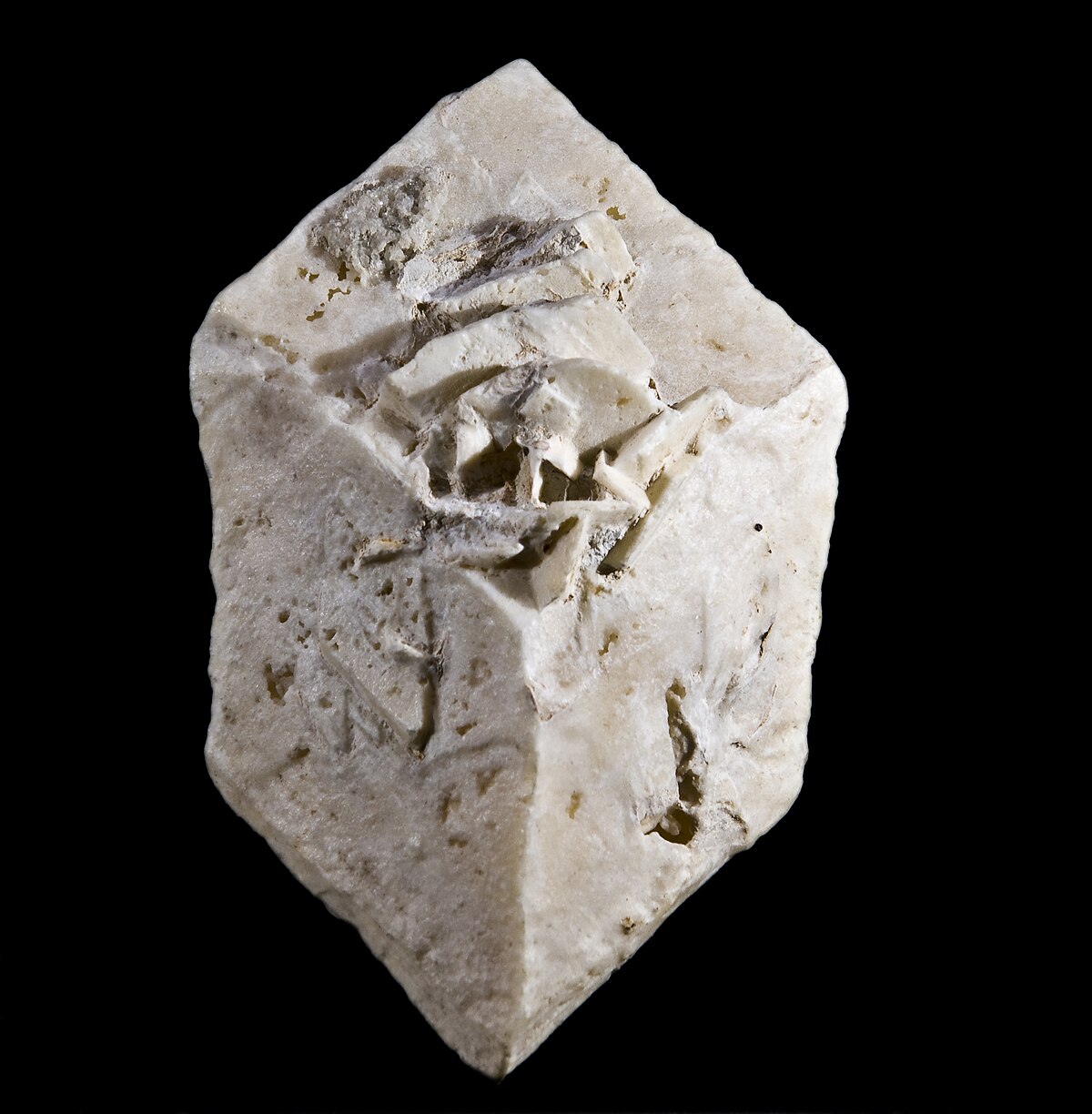  Glendonite: Calcite en pseudomorphose de Glauberite - Camp Verde, Yavapai County Arizona (7x4.2cm)