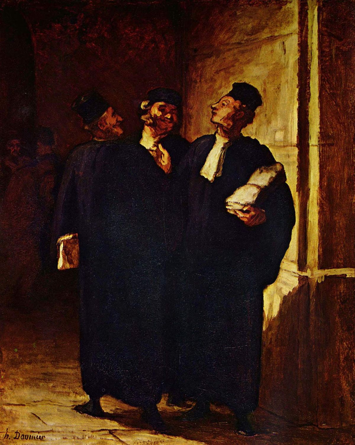 Caricature d'avocats d'Honoré Daumier