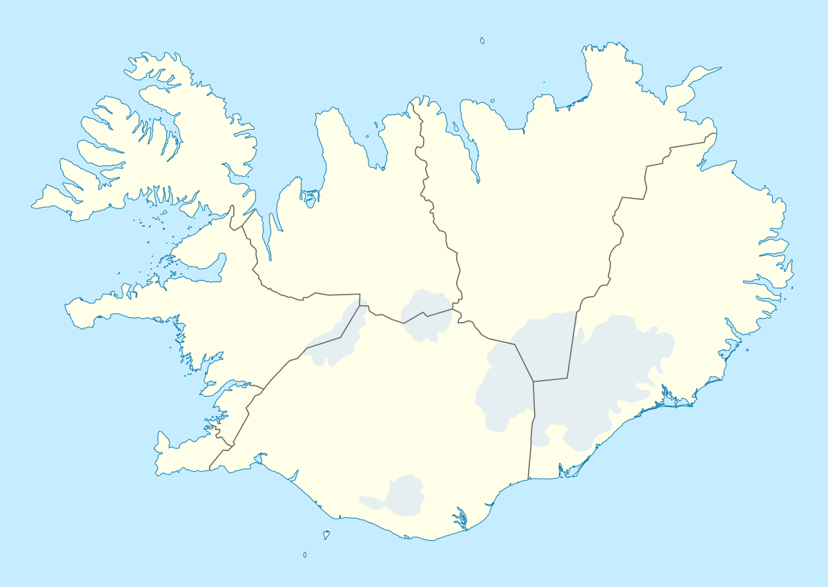 Carte d'Islande