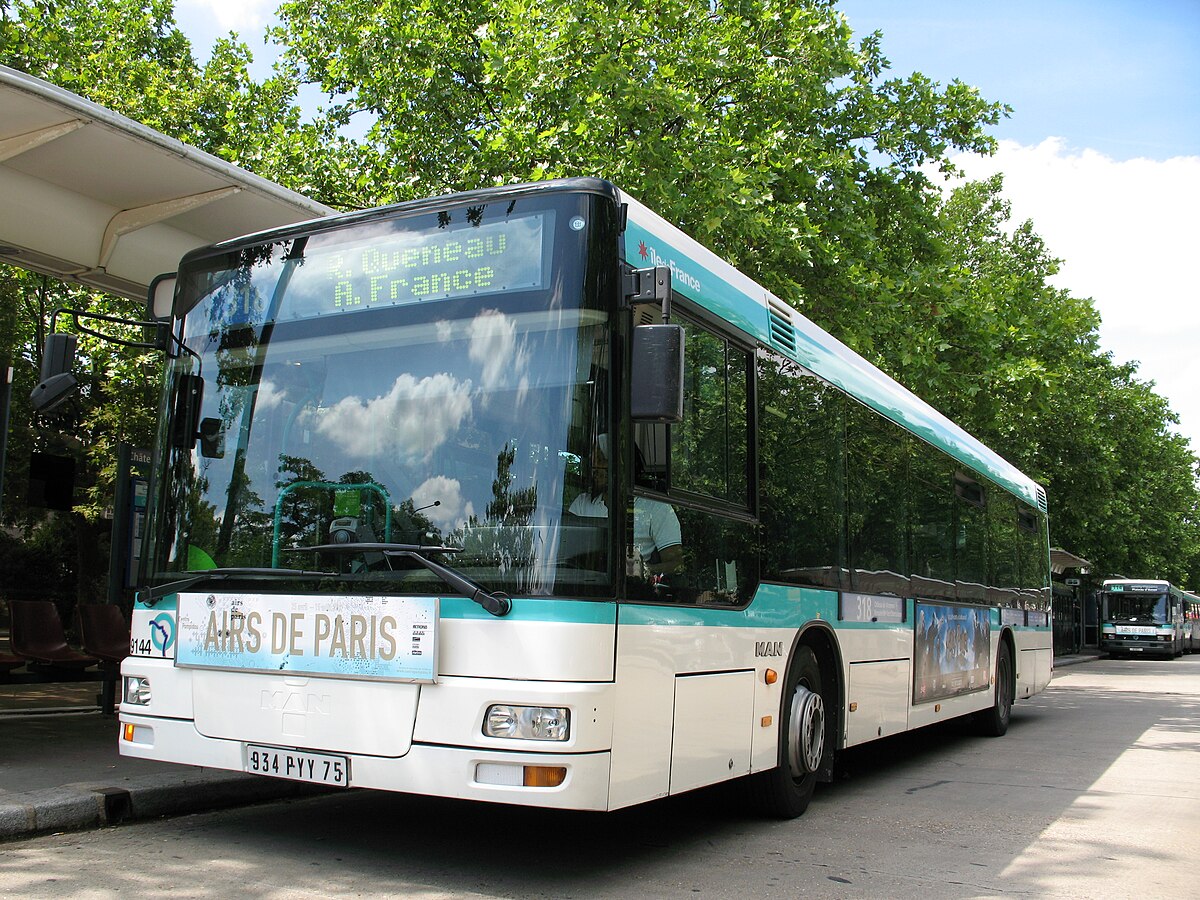  Réforme des derniers autobus Agora de la RATP