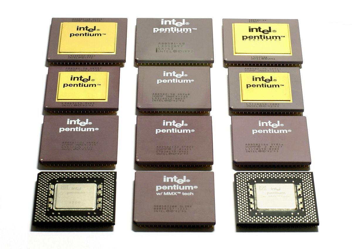 Liste des microprocesseurs Intel — Wikipédia