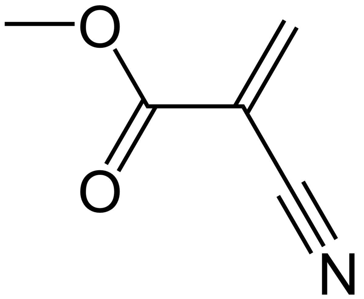 Monomère du cyanoacrylate, le 2-cyanoacrylate de méthyle