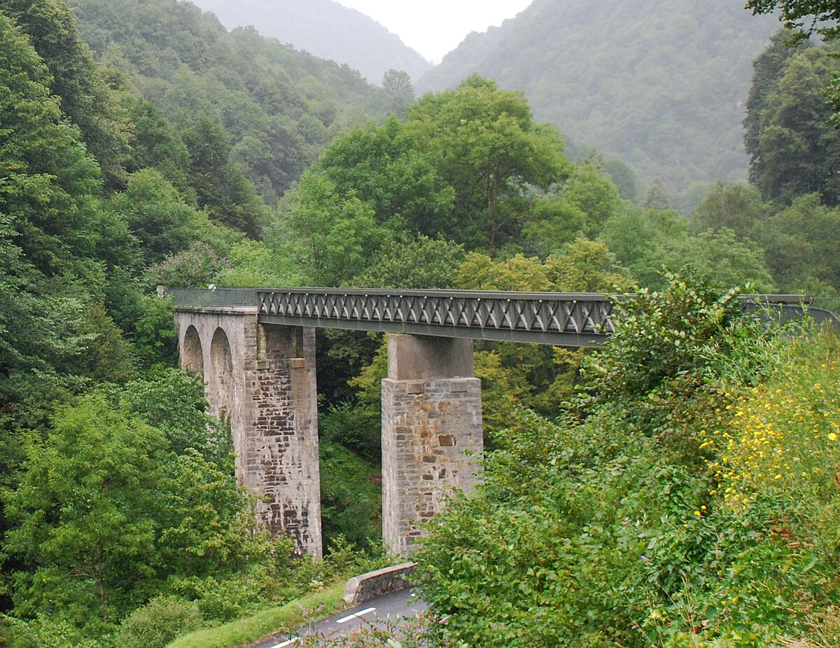 Pont de Meyabat, sur le Gave de Cauterets