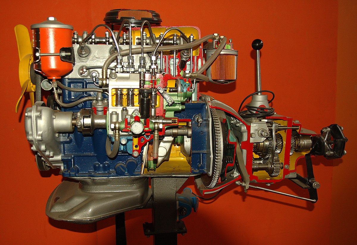 Maquette moteur 4 temps essence - Technologie Services