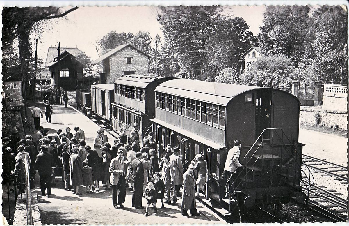 La gare de Montmorency en 1951