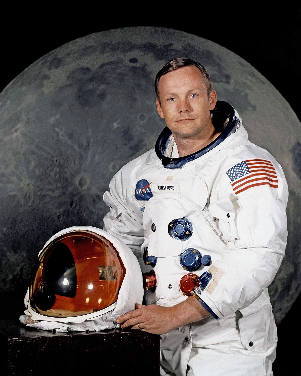 Portrait d'Armstrong le 1er juillet 1969