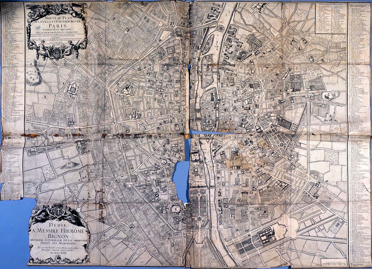 Plan de Paris en 1717, Cahiers de géographie de Saint-Cyr
