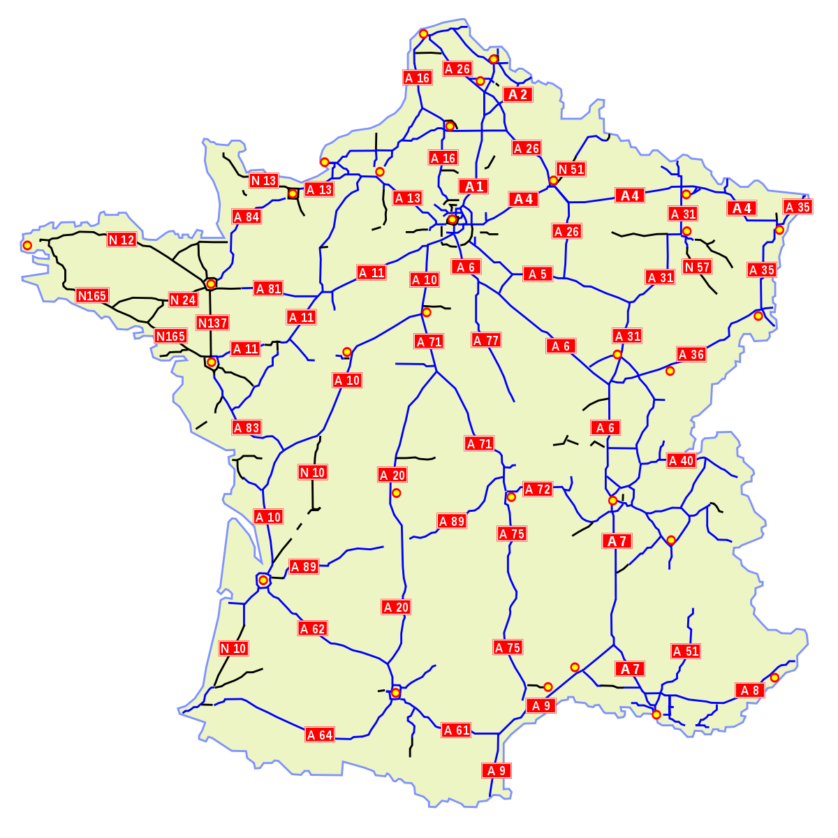 Liste Des Autoroutes De France Définition Et Explications