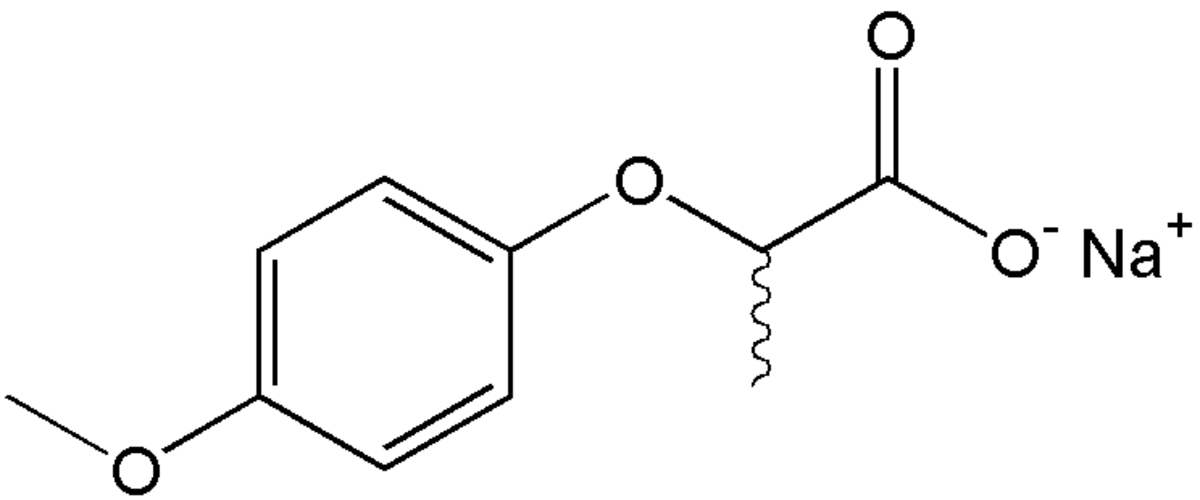 🔎 2-(4-méthoxyphénoxy)propanoate de sodium - Définition et