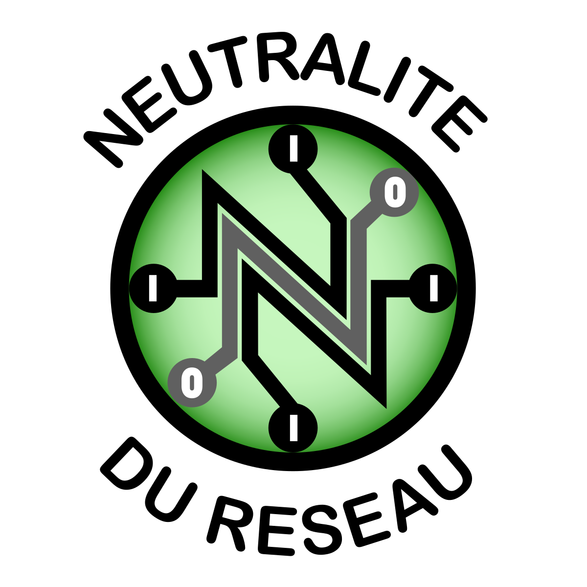 Symbole de la neutralité du réseau en français.svg