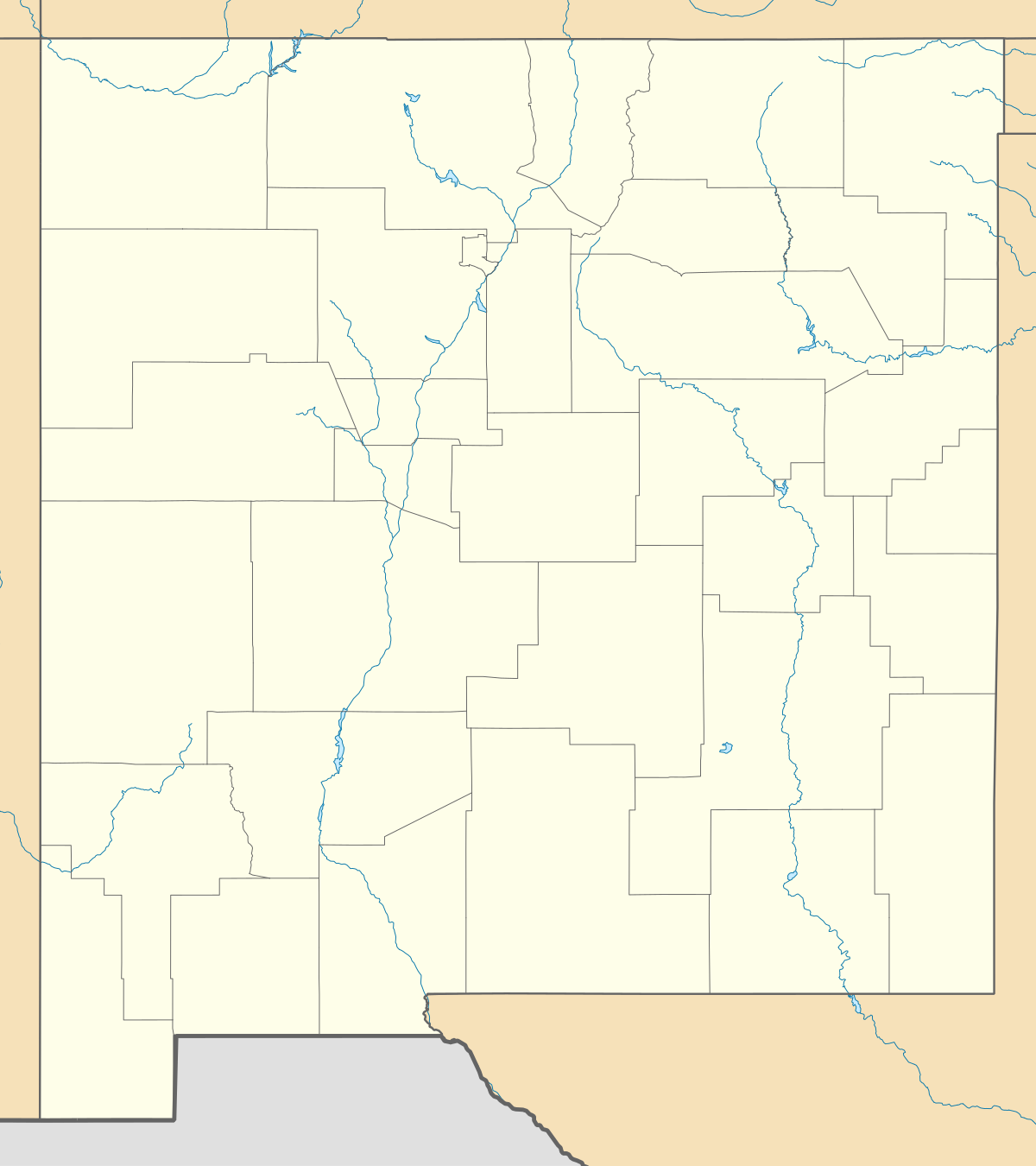 (Voir situation sur carte : Nouveau-Mexique)