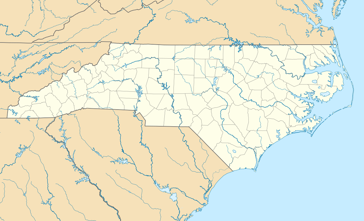(Voir situation sur la carte de Caroline du Nord)