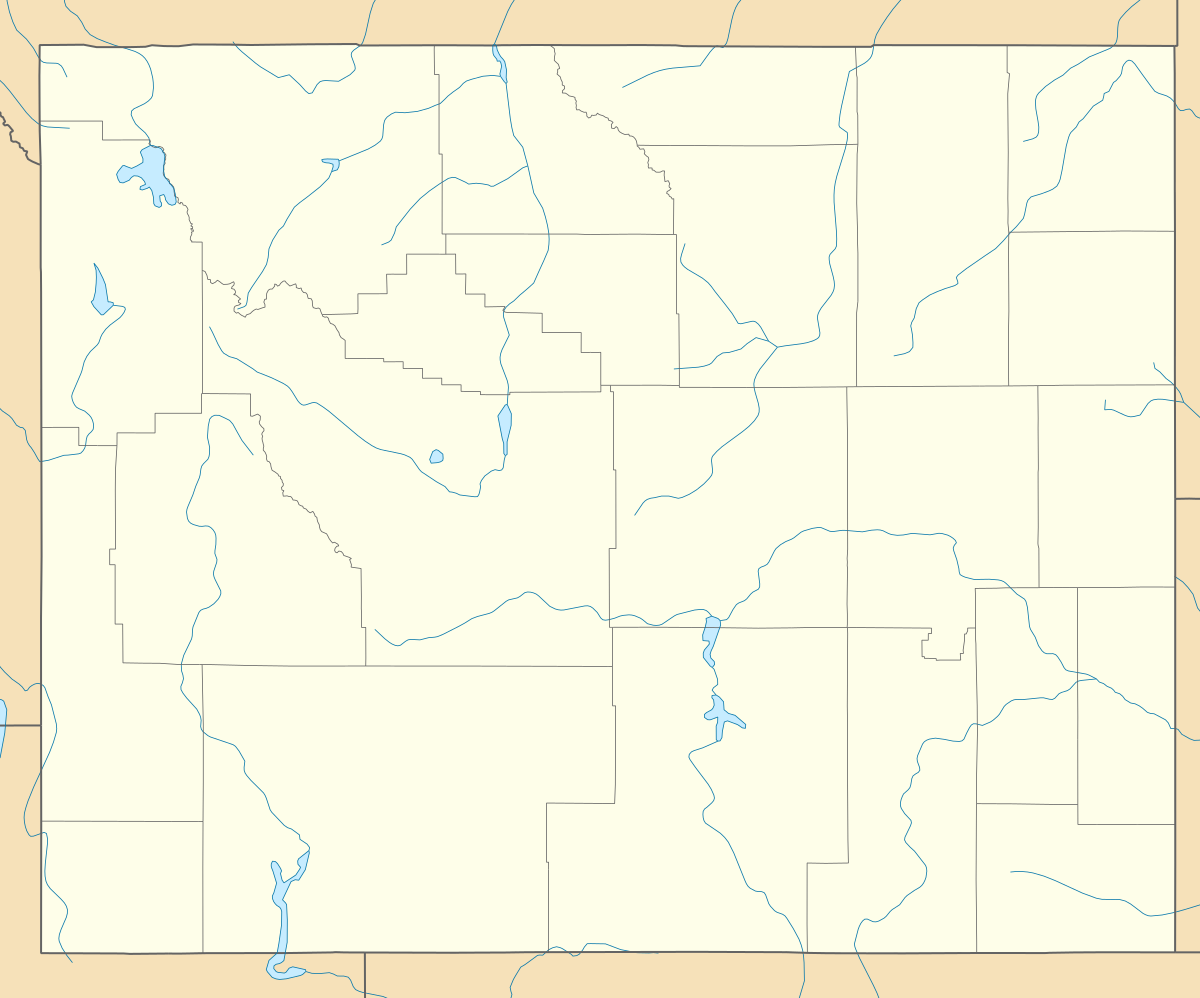 (Voir situation sur carte : Wyoming)