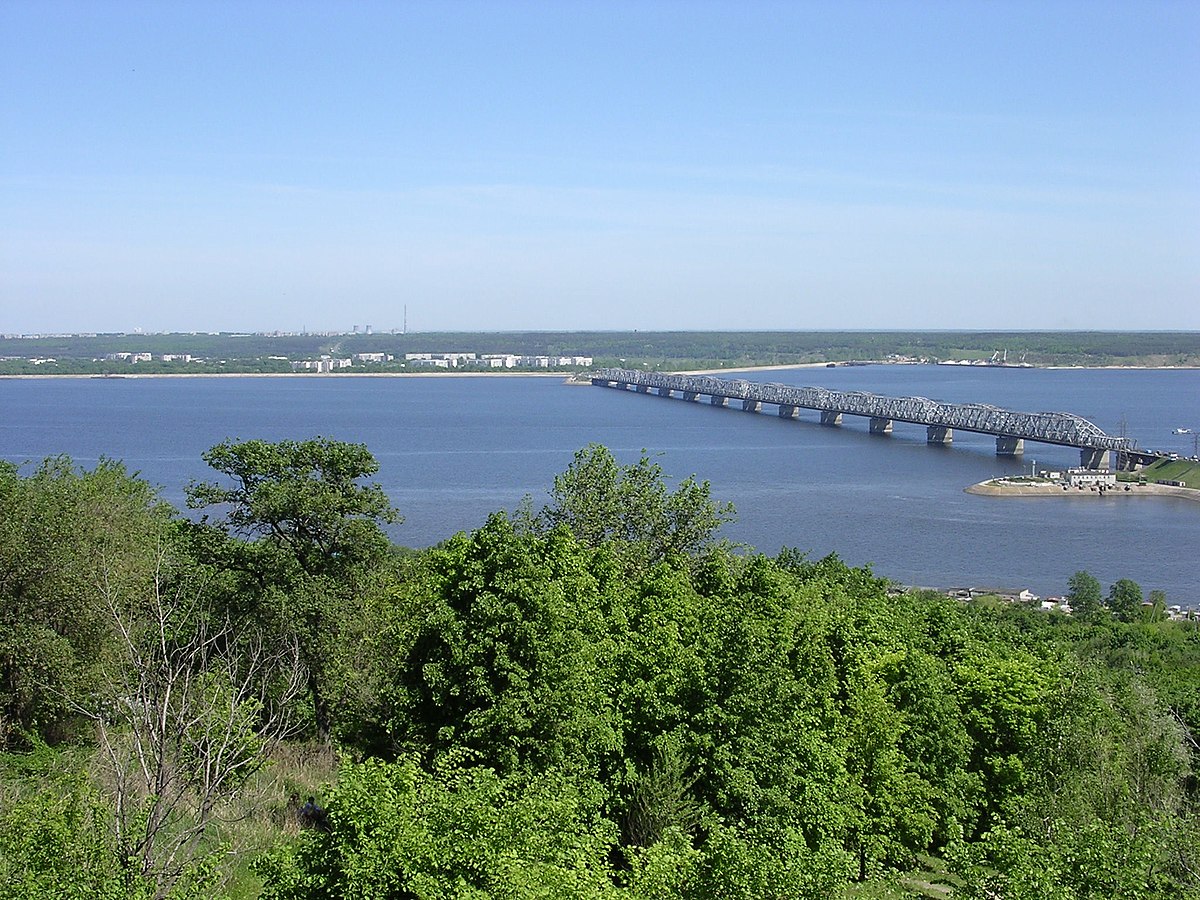 La Volga près d'Oulianovsk.