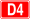 Tabliczka D4.svg