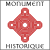 Logo monument historique - rouge ombré, encadré.svg