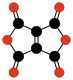 Chemfm ethylenetetracarboxylic dianhydride.svg