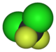 représentation du Dichlorodifluorométhane