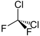 représentation du Dichlorodifluorométhane