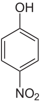 Structure du 4-nitrphénol