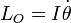 L_{O}= I \dot{\theta}