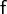 \,\mathsf{f}