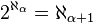 2^{\aleph_\alpha} = \aleph_{\alpha + 1}