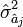 \hat \sigma_{\hat a_j}^2
