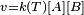 \scriptstyle v =k(T) [A][B]