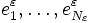 e_1^\varepsilon, \dots, e_{N_\varepsilon}^\varepsilon