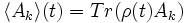  \langle A_k\rangle (t)=Tr(\rho(t)A_k) 