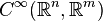 C^\infty({\mathbb R}^n,{\mathbb R}^m)